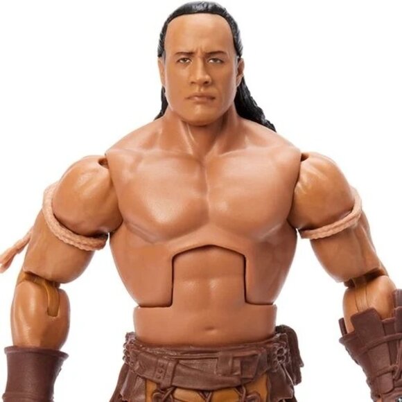 WWE Elite the Rock as the Scorpion King Action Figure 6 inch w/ Accessories - Picture 4 of 6